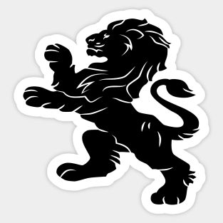 Lion Silhouette Sticker